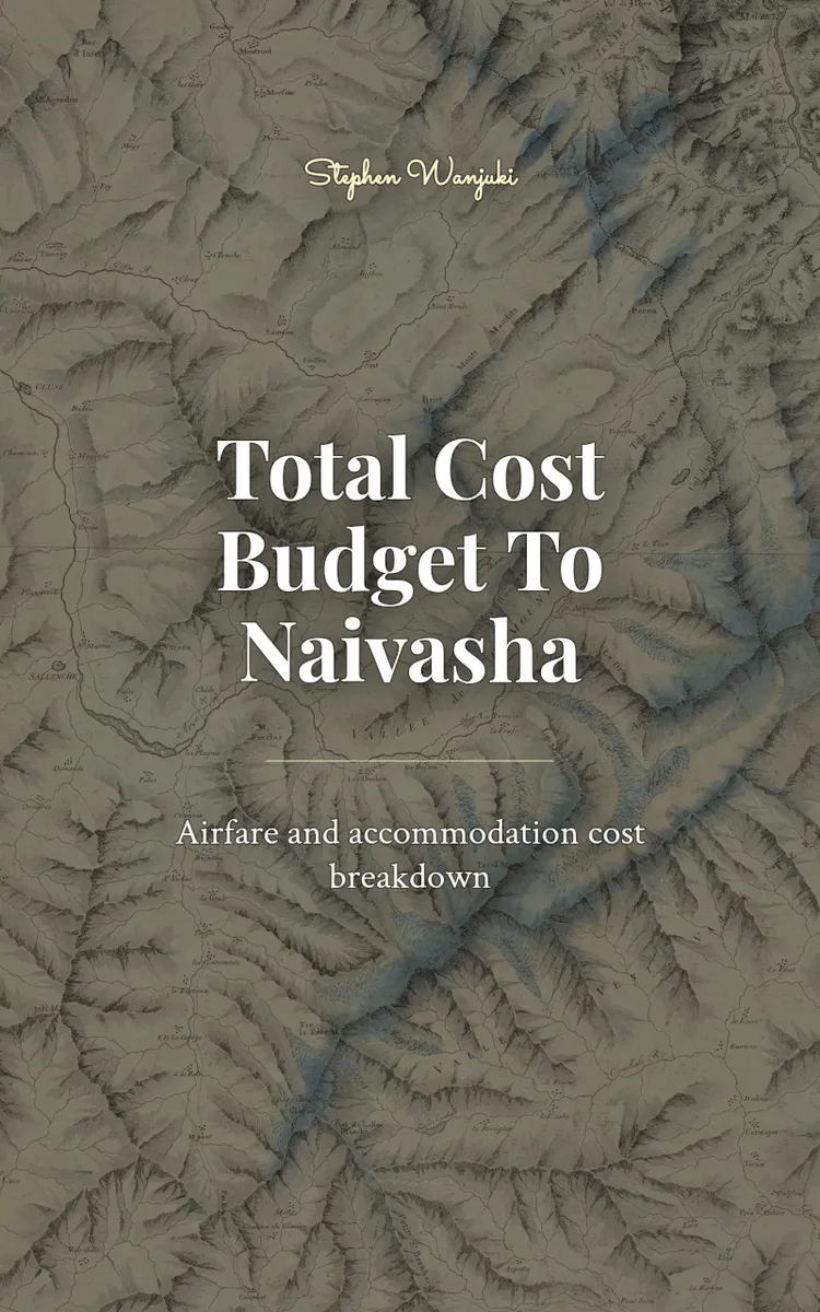 Total Cost Budget To Naivasha