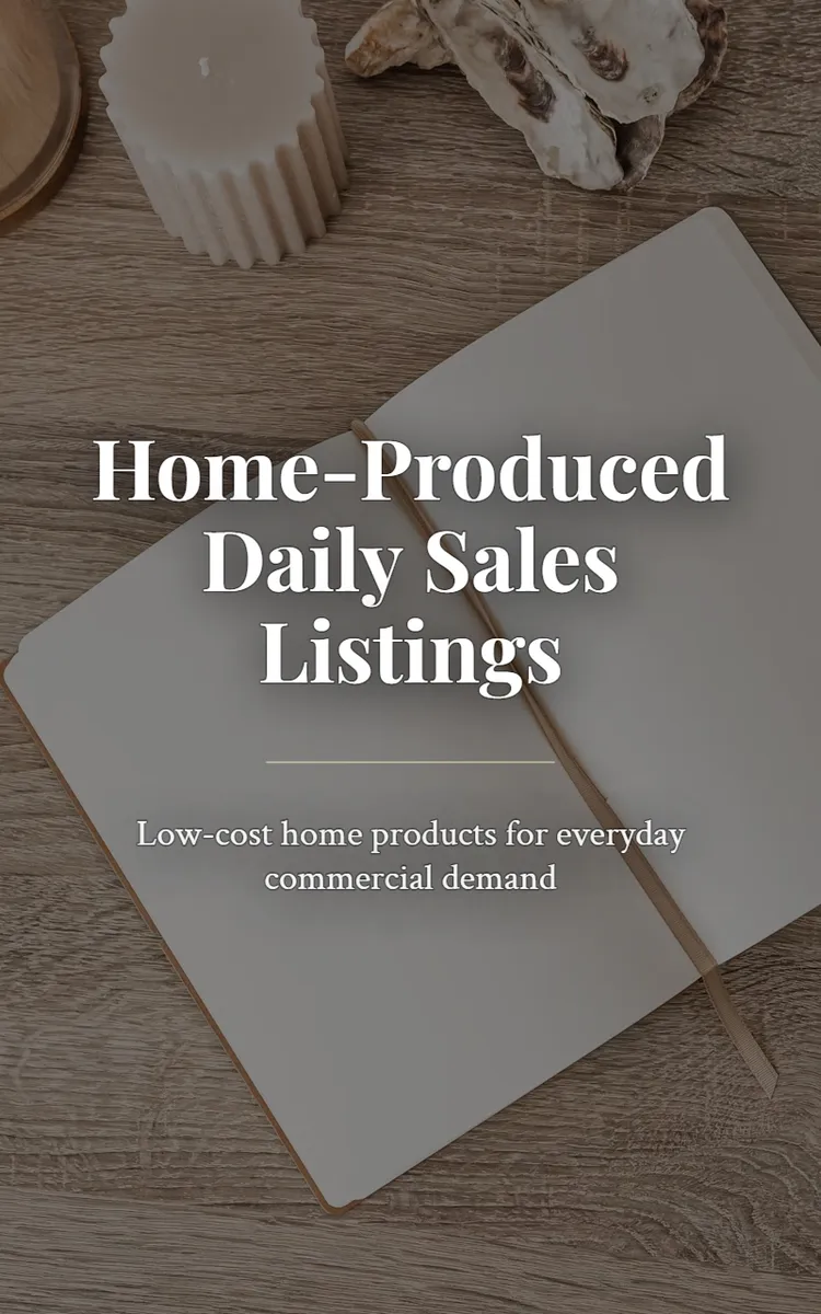 Home-Produced Daily Sales Listings