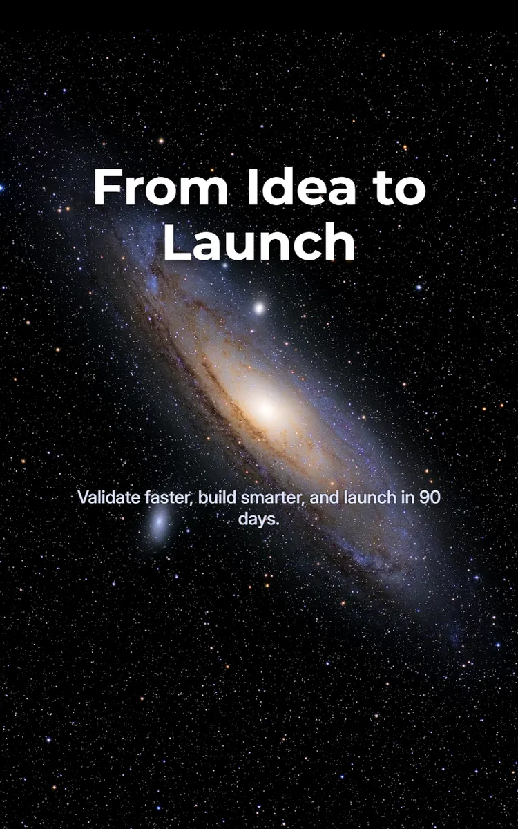 From Idea to Launch