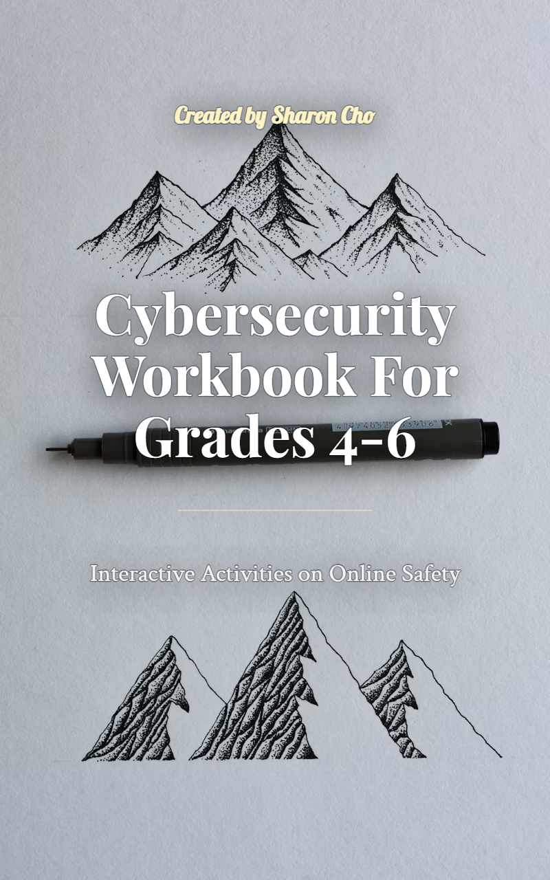 Cybersecurity Workbook For Grades 4-6