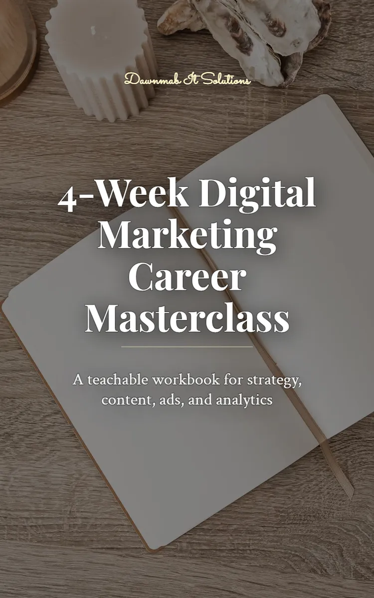 4-Week Digital Marketing Career Masterclass
