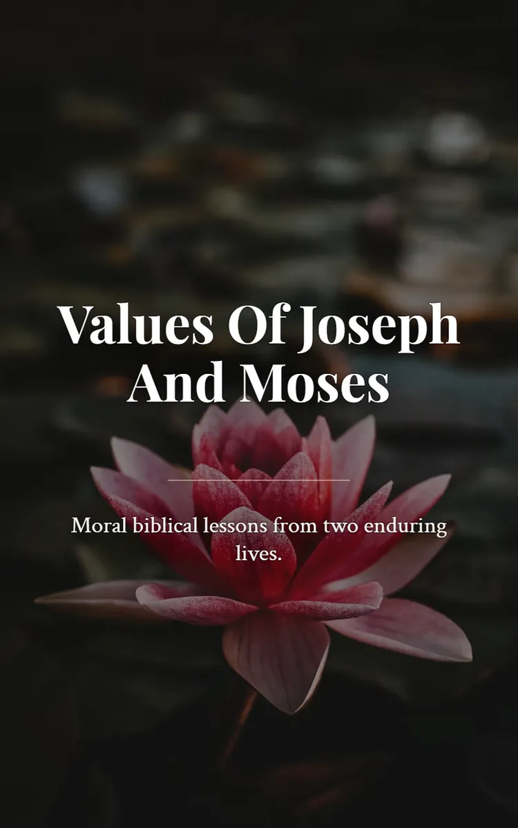 Values Of Joseph And Moses