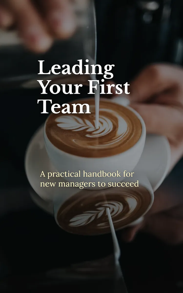 Leading Your First Team