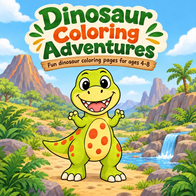 Dinosaur Coloring Adventures