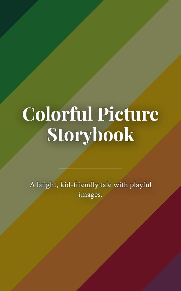 Colorful Picture Storybook