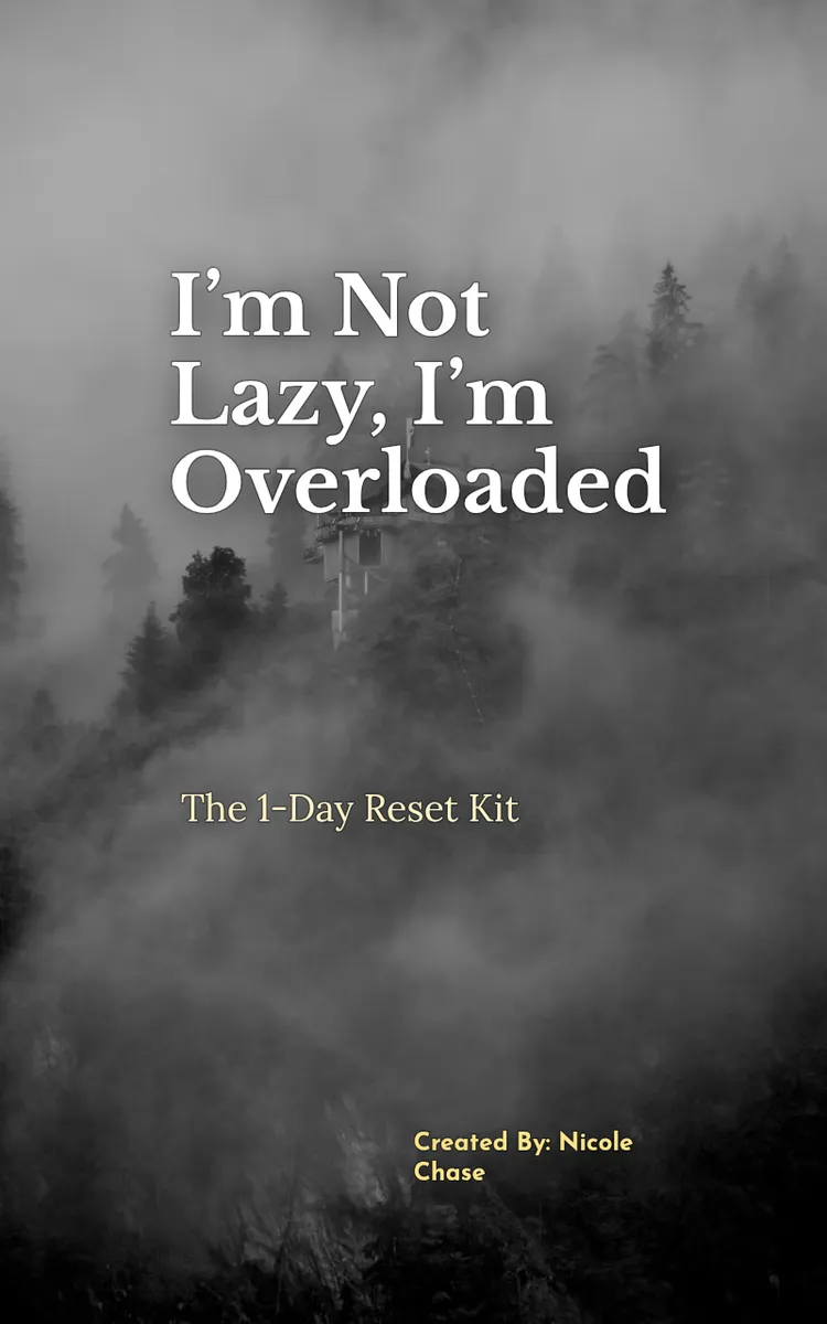 I’m Not Lazy, I’m Overloaded