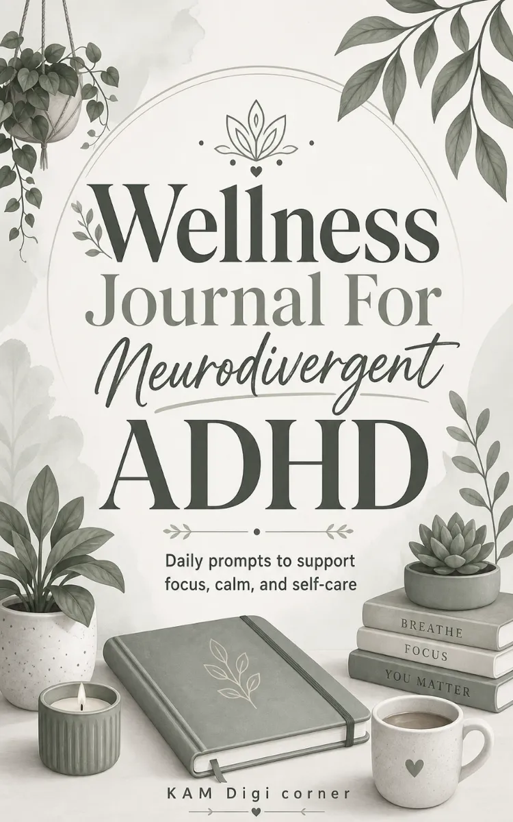 Wellness Journal For Neurodivergent ADHD