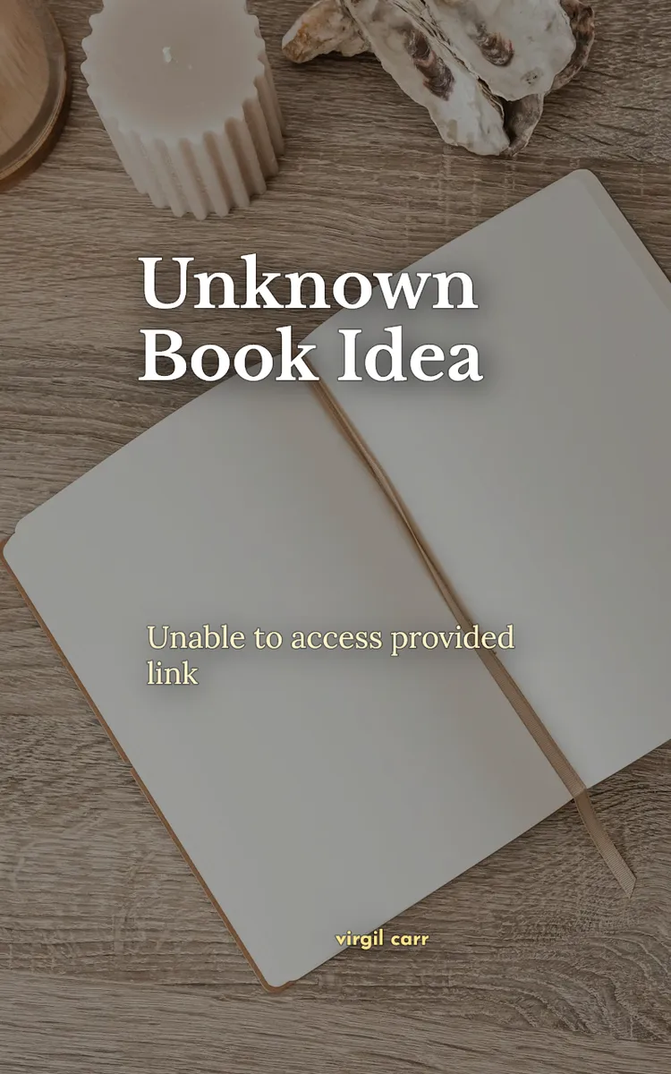 Unknown Book Idea