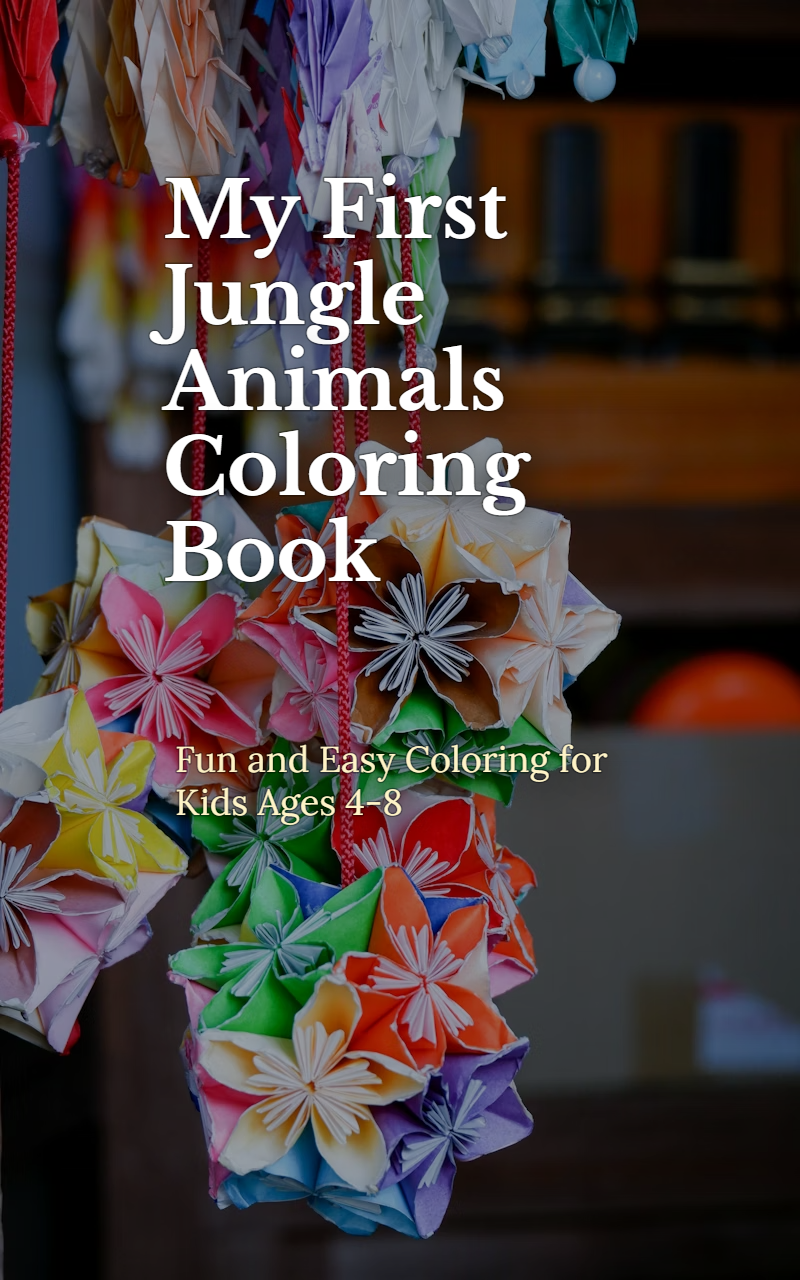 My First Jungle Animals Coloring Book