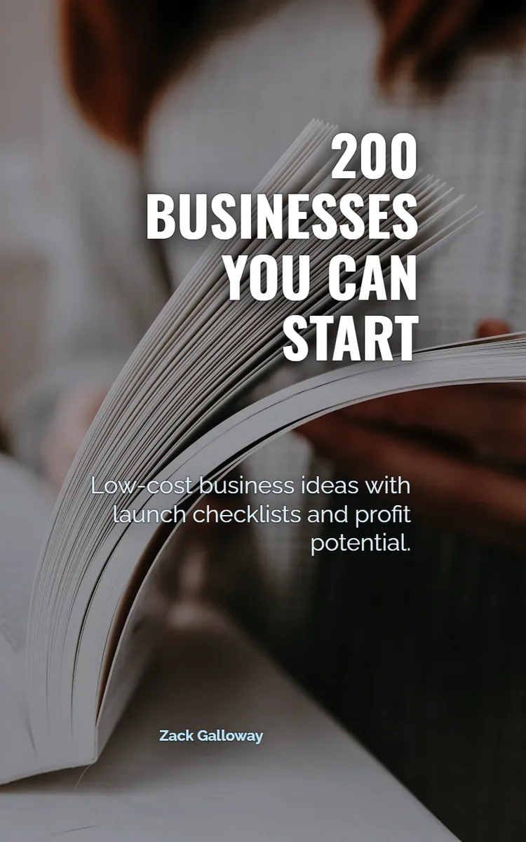 200 Businesses You Can Start
