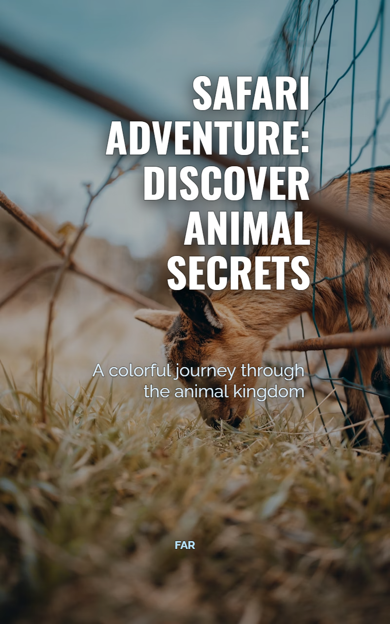 Safari Adventure: Discover Animal Secrets