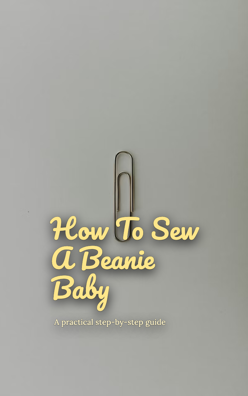 How To Sew A Beanie Baby