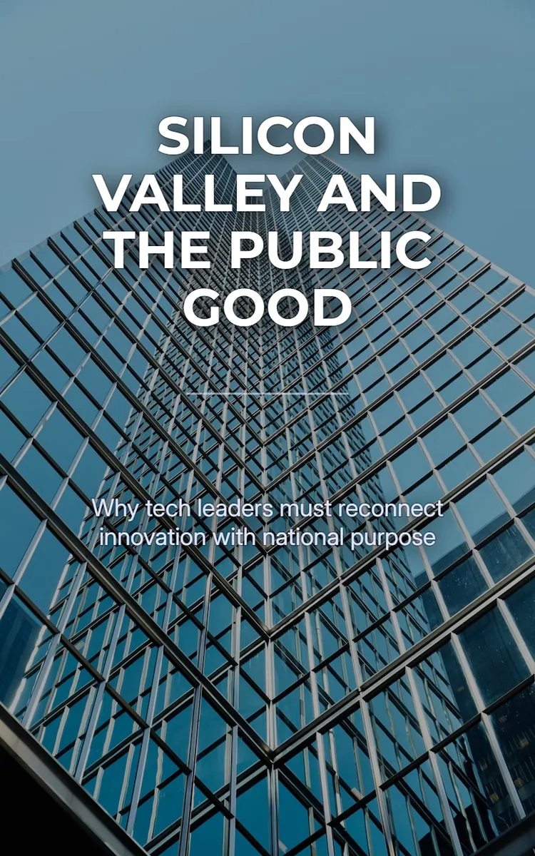 Silicon Valley And The Public Good