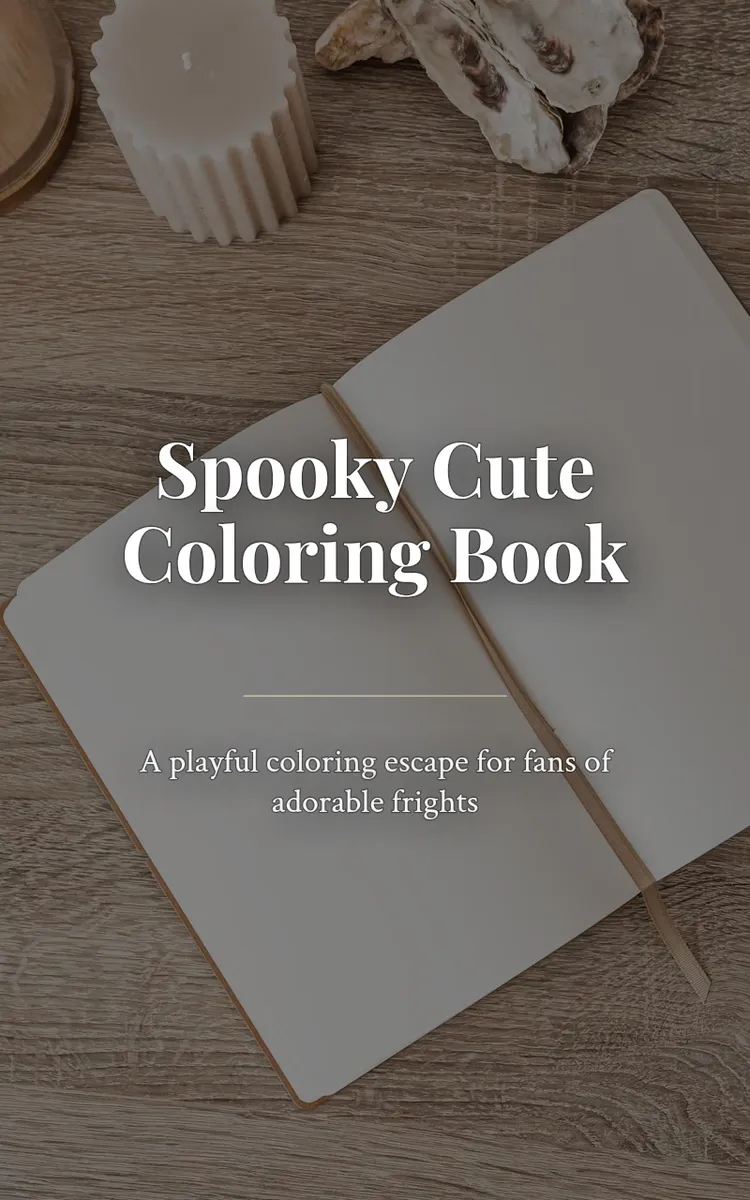 Spooky Cute Coloring Book