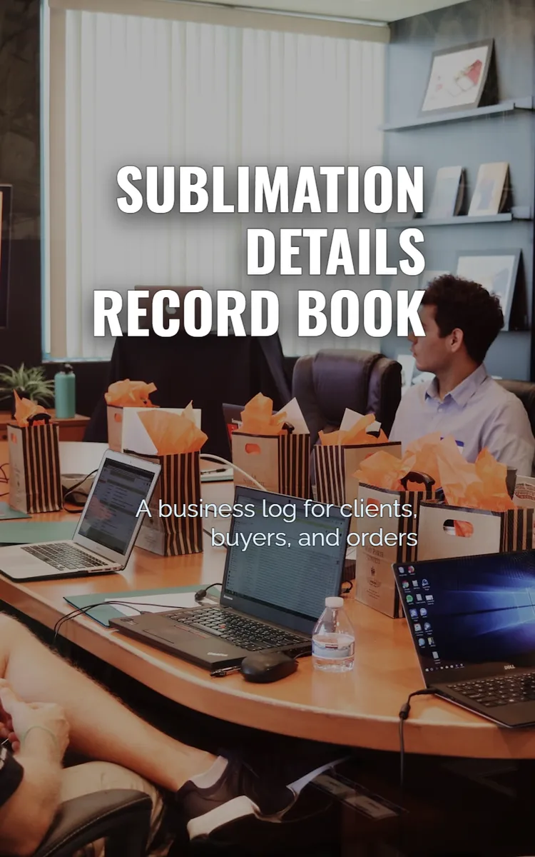 Sublimation Details Record Book