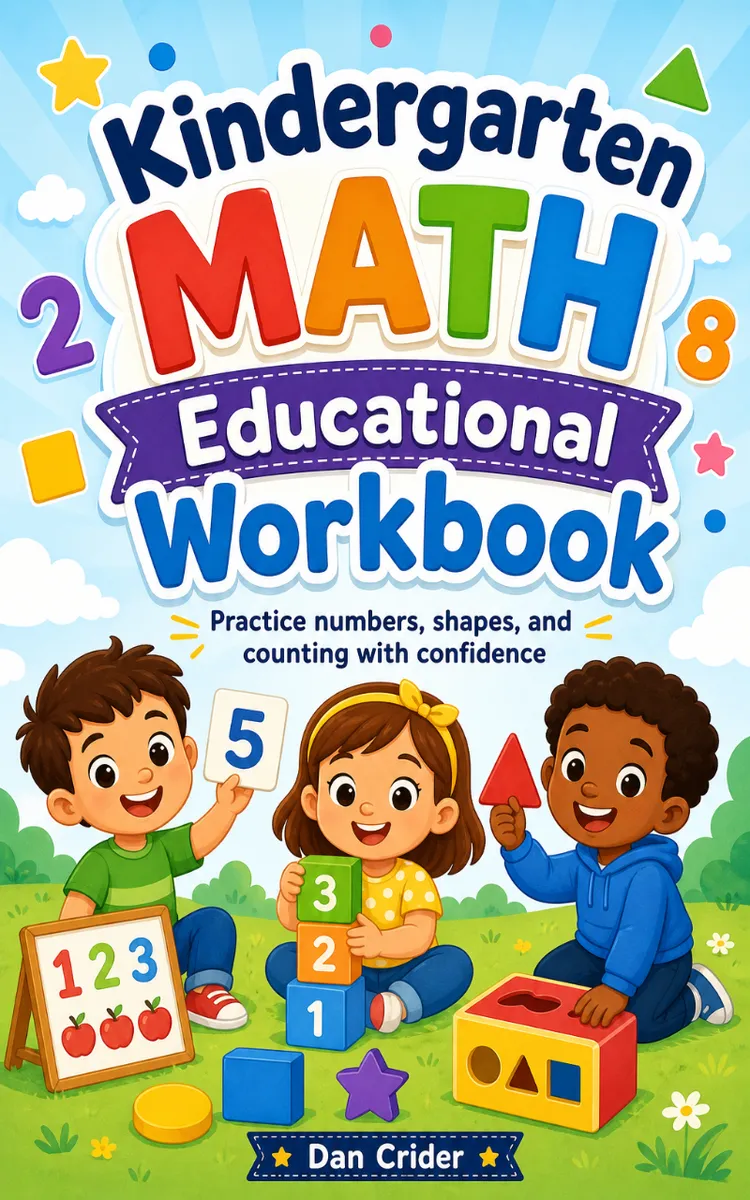 Kindergarten Math Educational Workbook