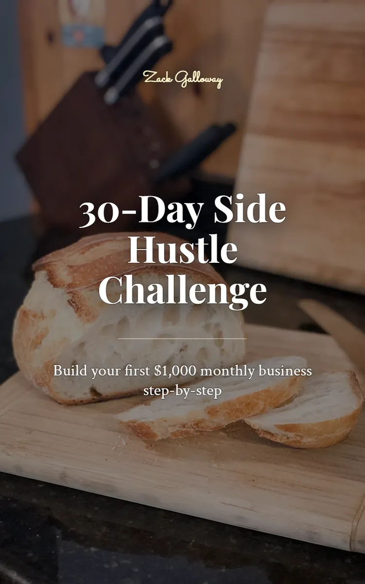 30-Day Side Hustle Challenge