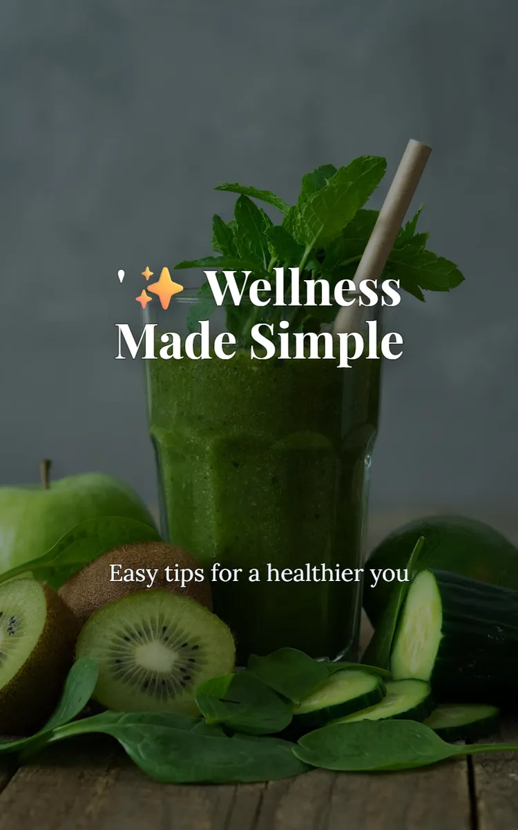 '✨ Wellness Made Simple