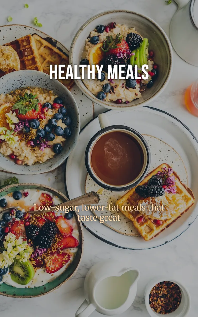 Healthy Meal Prep, Less Sugar