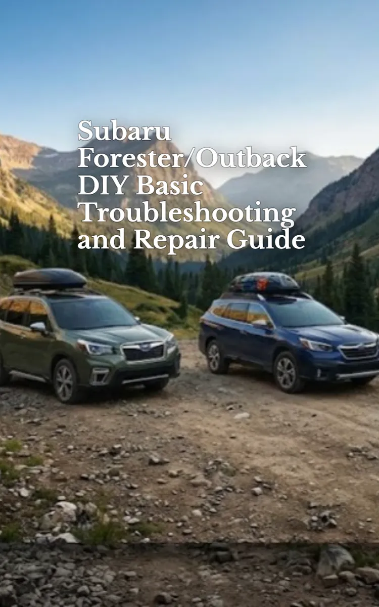 Subaru Forester/Outback DIY Basic Troubleshooting and Repair Guide