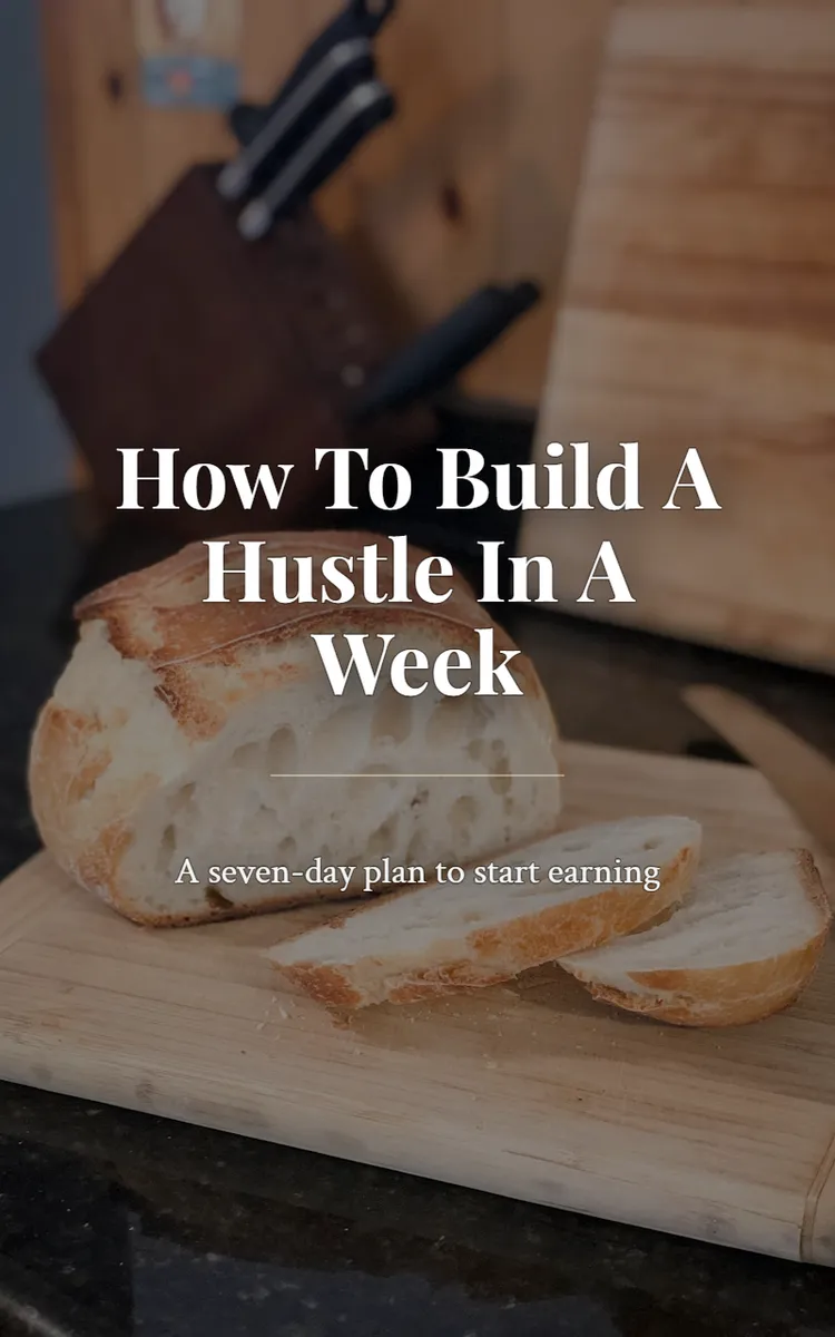 How To Build A Hustle In A Week