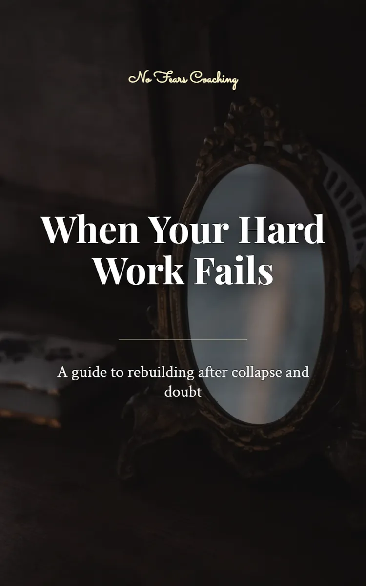 When Your Hard Work Fails