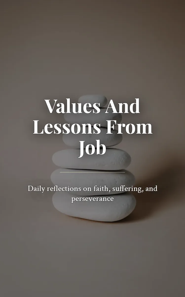 Values And Lessons From Job