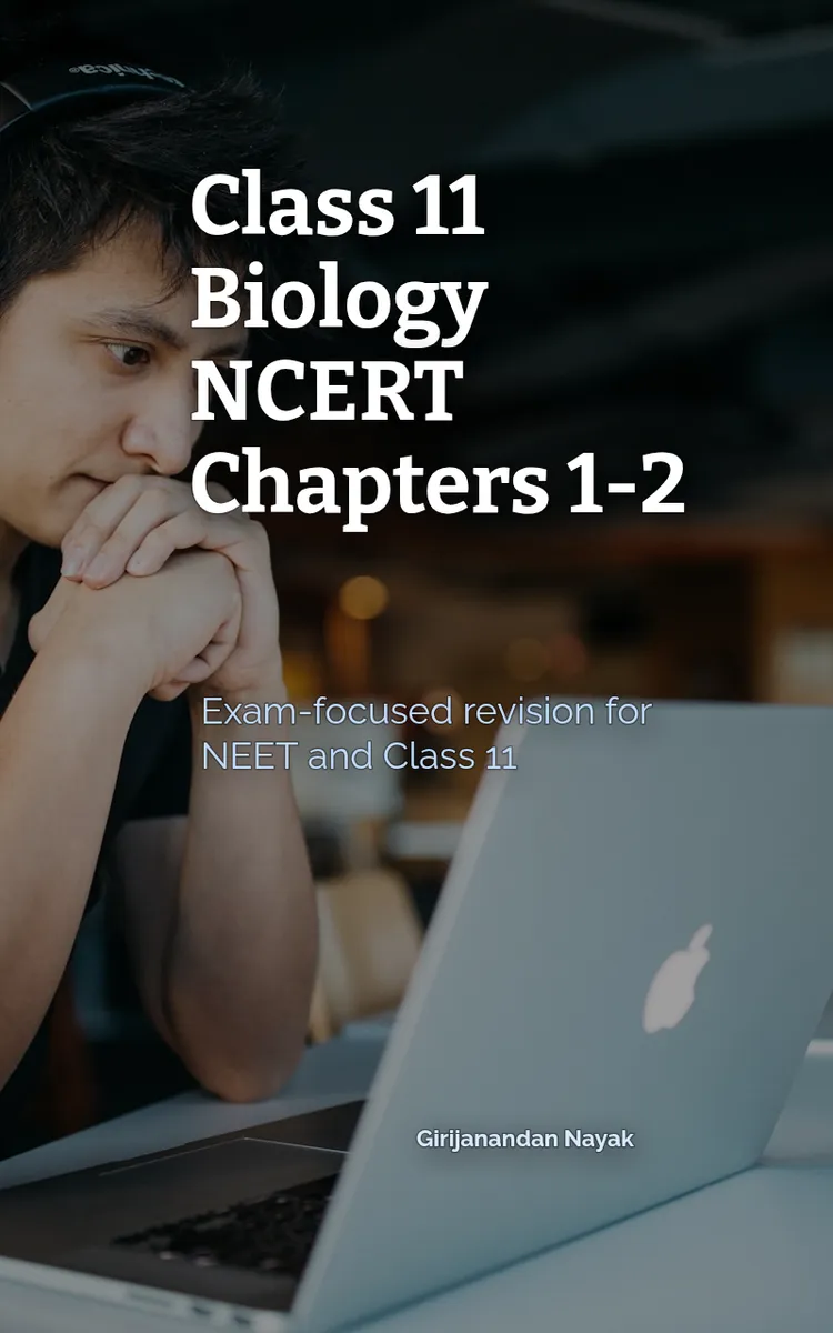 Class 11 Biology NCERT Chapters 1-2