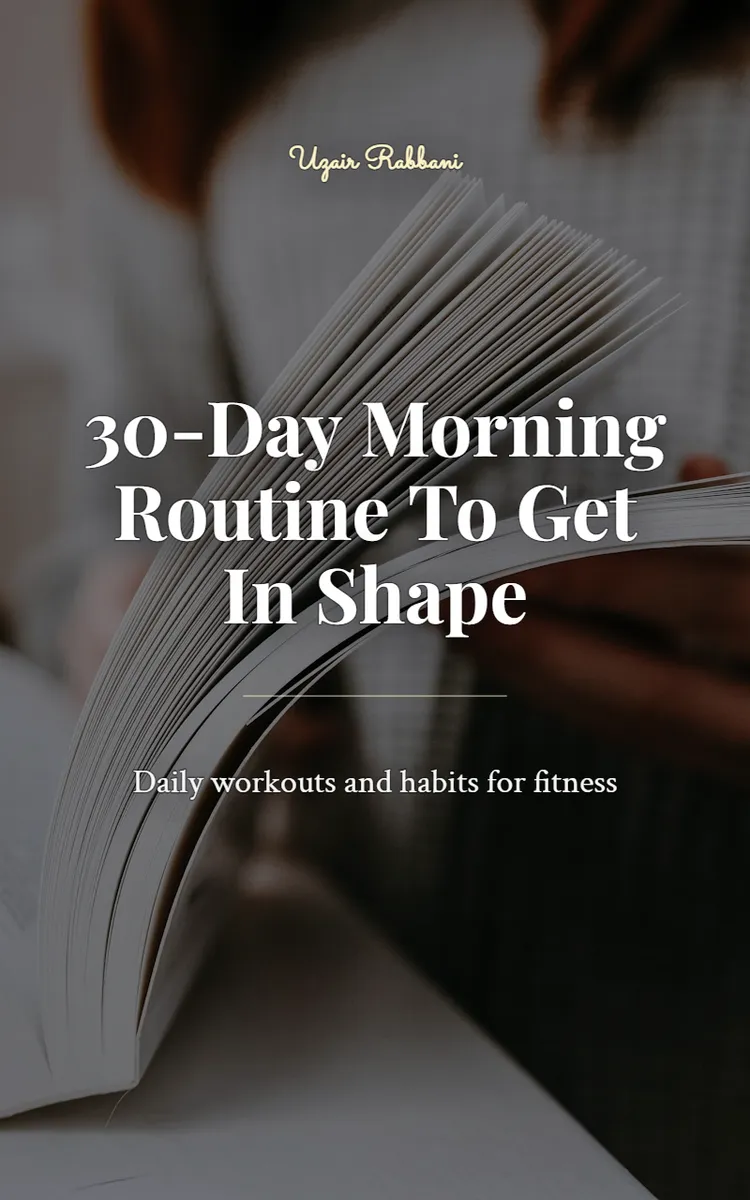 30-Day Morning Routine To Get In Shape