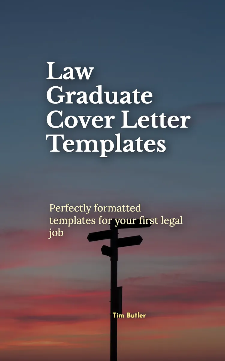 Law Graduate Cover Letter Templates