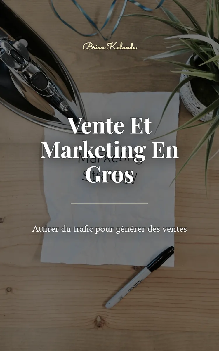 Vente Et Marketing En Gros