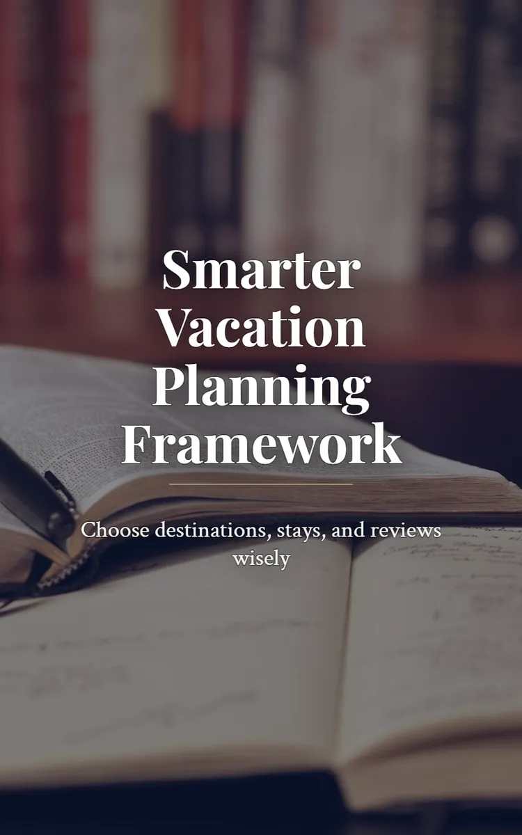 Smarter Vacation Planning Framework