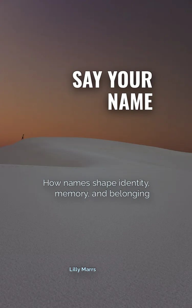 Say Your Name