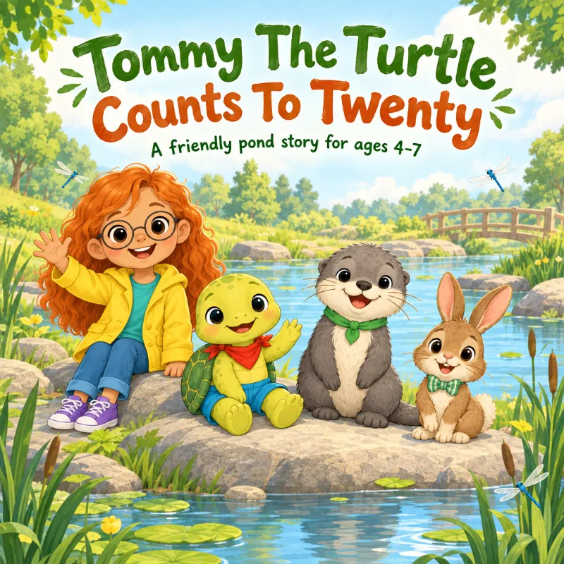 Tommy The Turtle Counts To Twenty