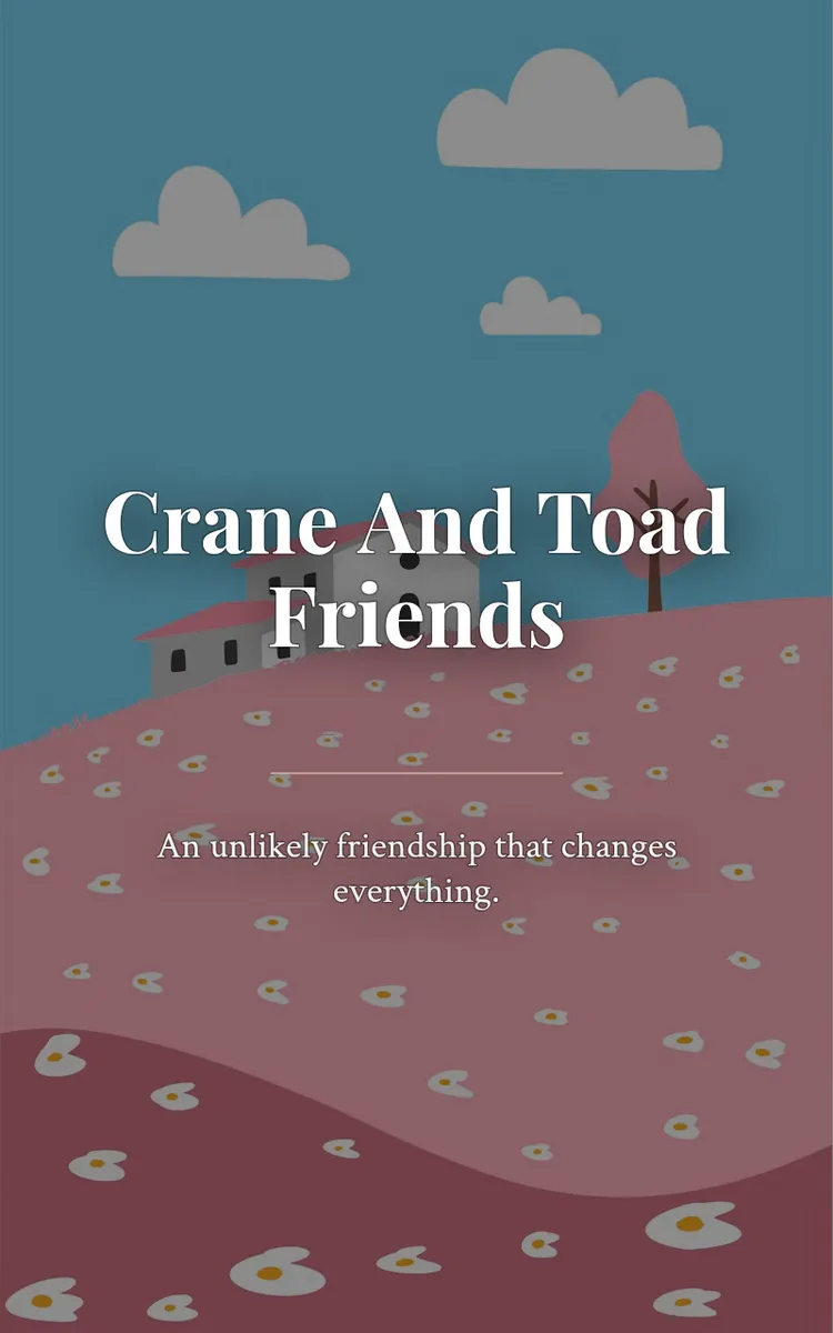 Crane And Toad Friends