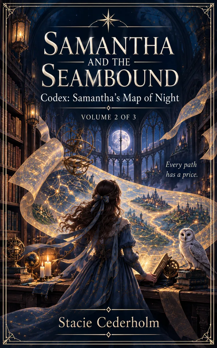 Samantha and the Seambound Codex: Samantha’s Map of Night