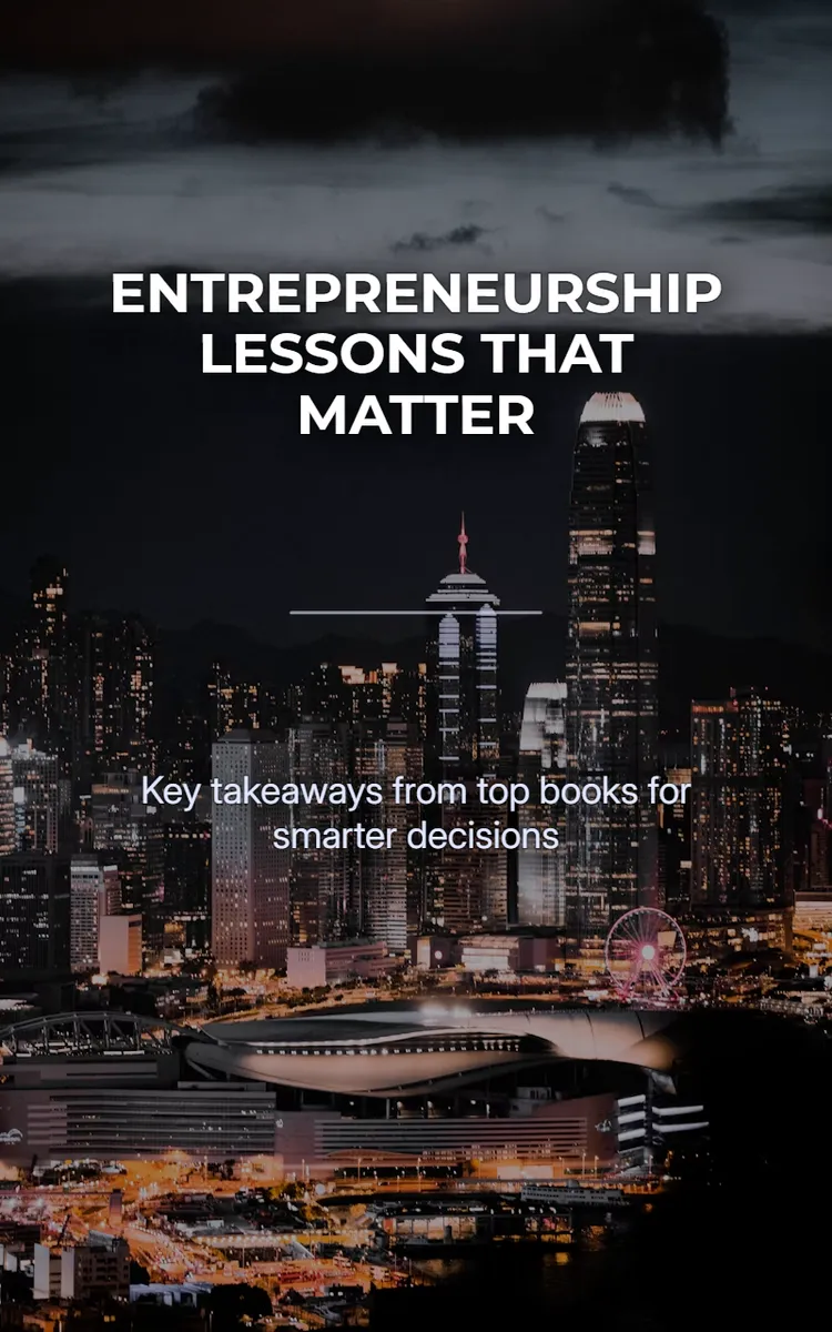 Entrepreneurship Lessons That Matter