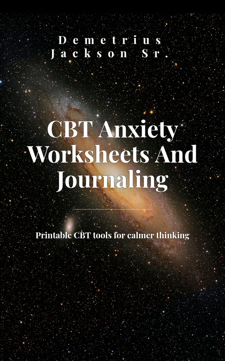 CBT Anxiety Worksheets And Journaling