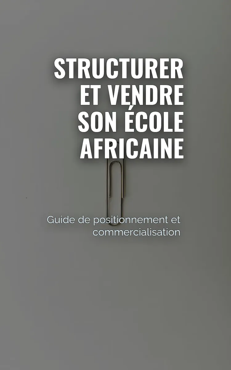 Structurer Et Vendre Son École Africaine