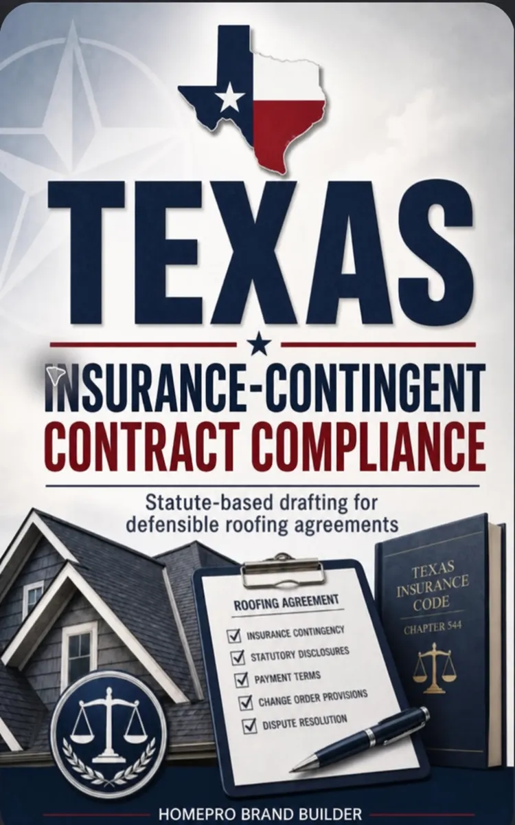 Texas Insurance-Contingent Contract Compliance