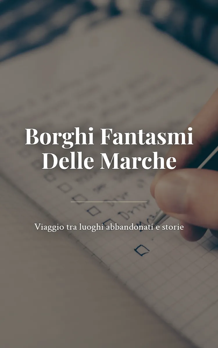 Borghi Fantasmi Delle Marche