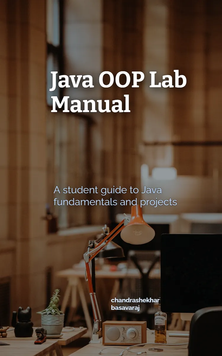 Java OOP Lab Manual