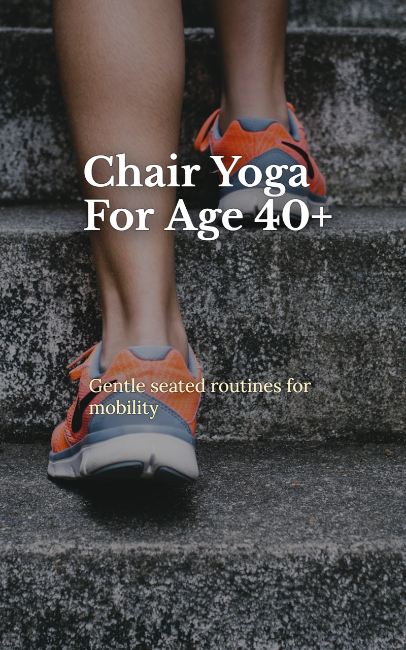 Chair Yoga For Age 40+