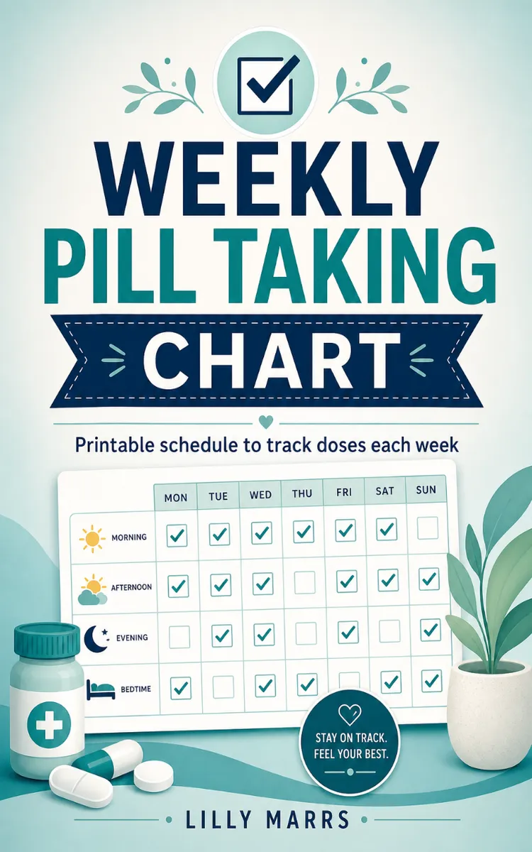 Weekly Pill Taking Chart