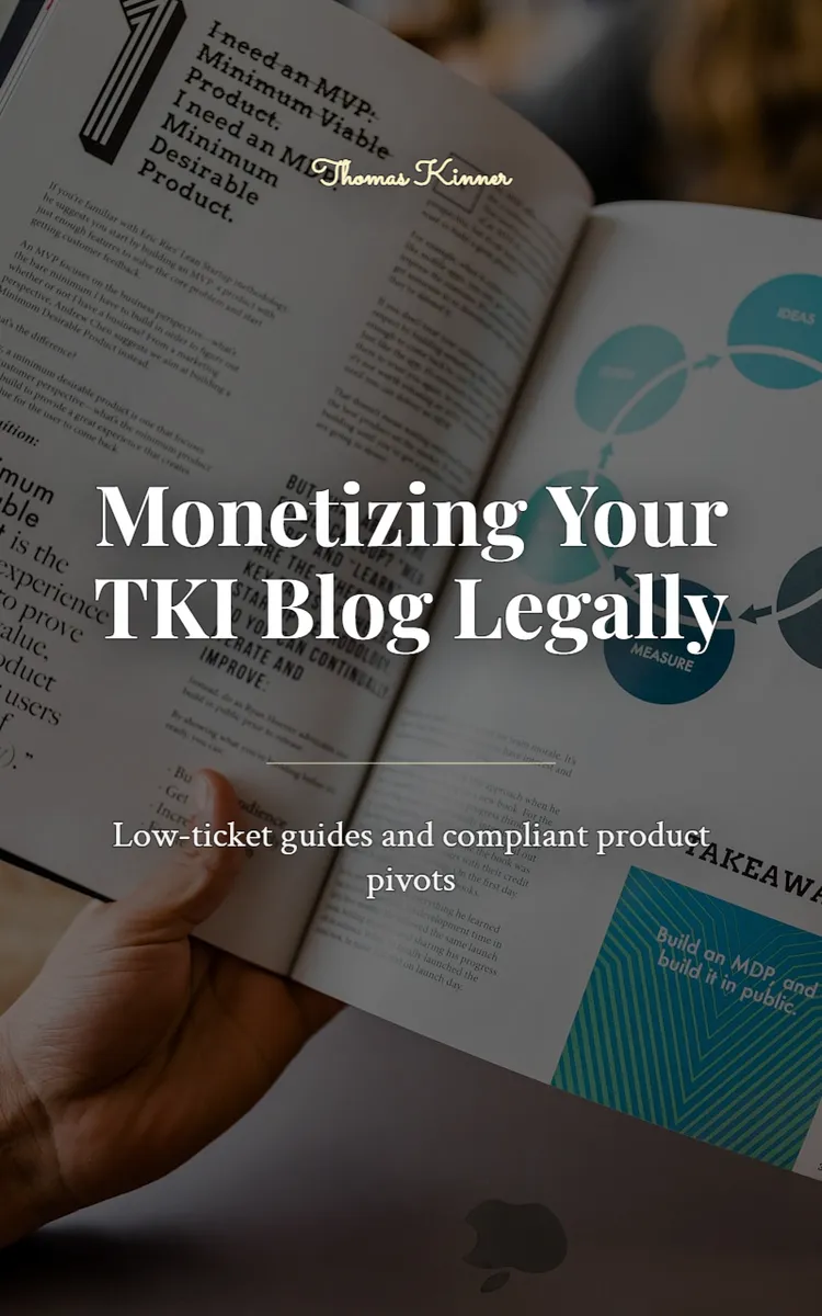 Monetizing Your TKI Blog Legally