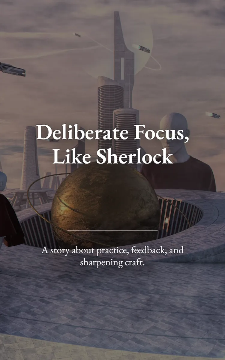 Deliberate Focus, Like Sherlock