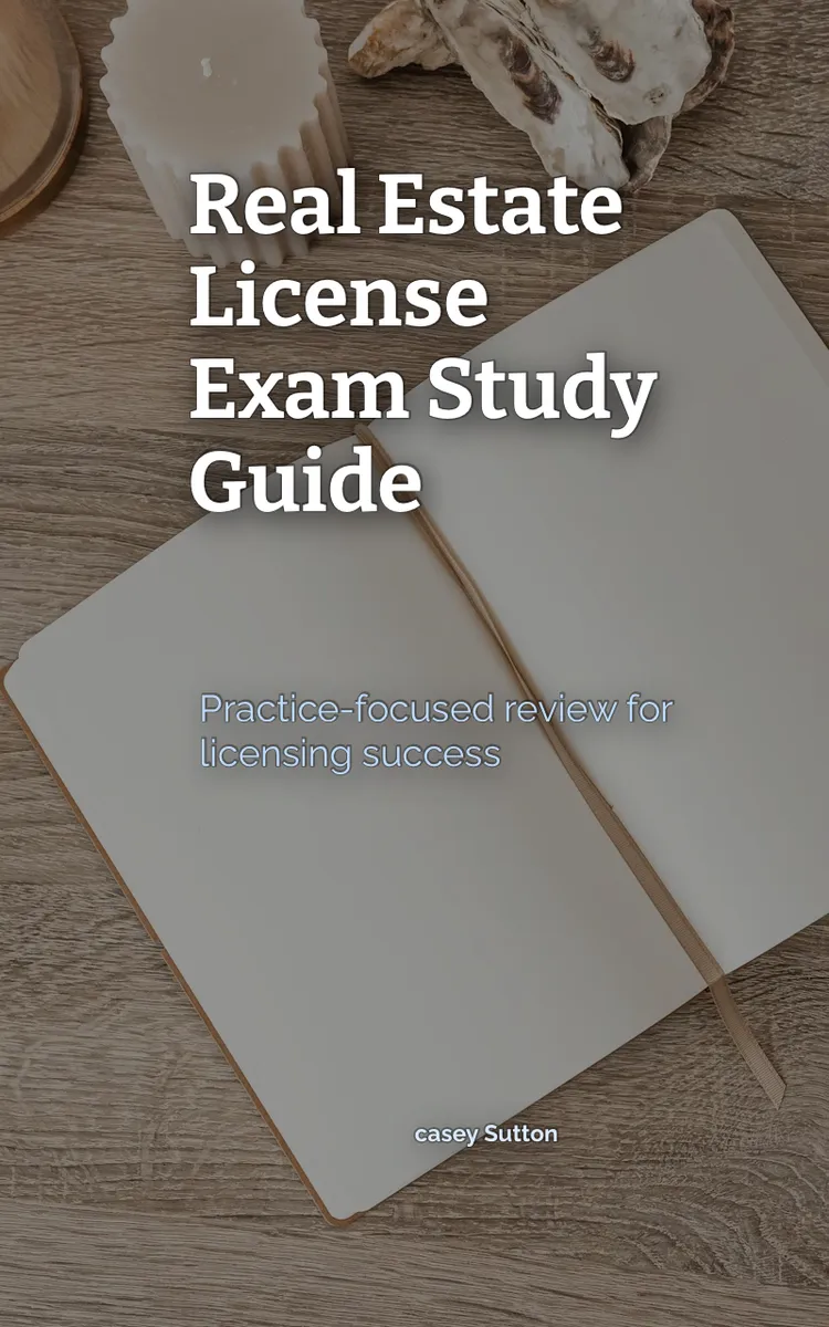 Real Estate License Exam Study Guide