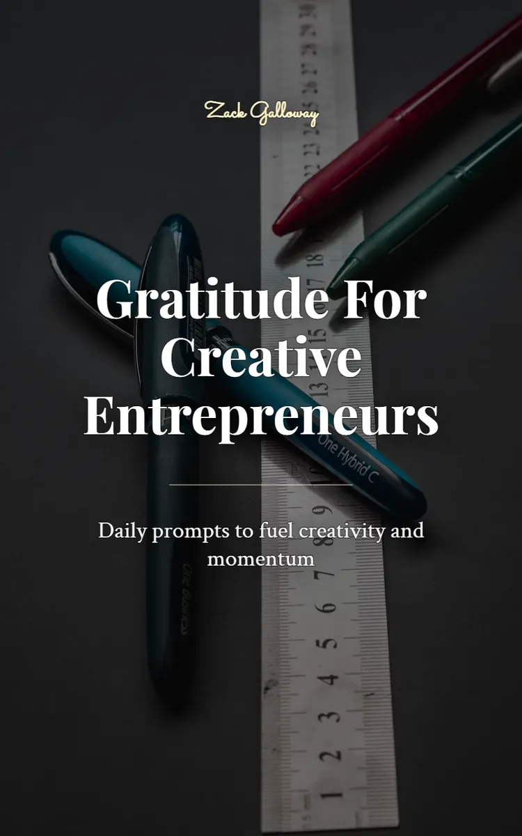 Gratitude For Creative Entrepreneurs