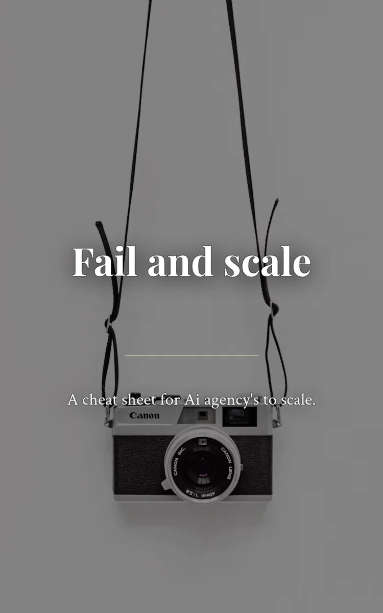 Fail and scale