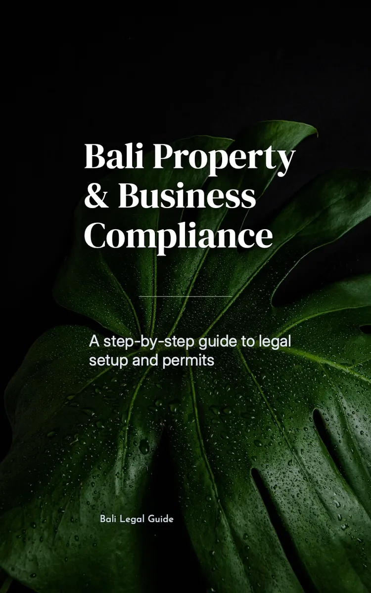 Bali Property & Business Compliance